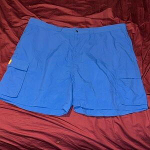 Mojo Bright Blue Cargo Shorts